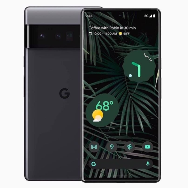 Google Pixel 6 Pro – 128 GB – Smartphone Stormy Black (entsperrt) – Klasse A –