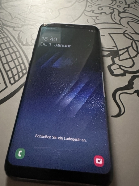 Samsung Galaxy S8 S8 Smartphone 64GB Schwarz Android 5,8 Zoll