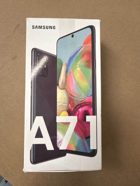 Samsung Galaxy A71 Handy; SIM-freies Smartphone – Prism Crush Silver, (UK)