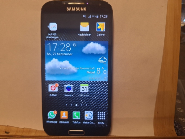 Handy Samsung Galaxy S4  GT I9515 schwarz ohne Simlock Smartphone