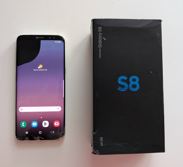 Samsung Galaxy S8 Artic Silver Android Handy Smartphone als Android-PC, Smart-TV