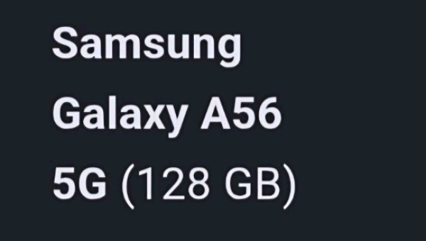 Samsung Galaxy A56 5G Smartphone 128 GB Graphit 5G Handy