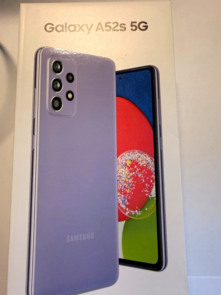 Samsung Galaxy A52s 5G 128 GB Lila Smartphone ohne Simlock SM-A528B/DS 128GB