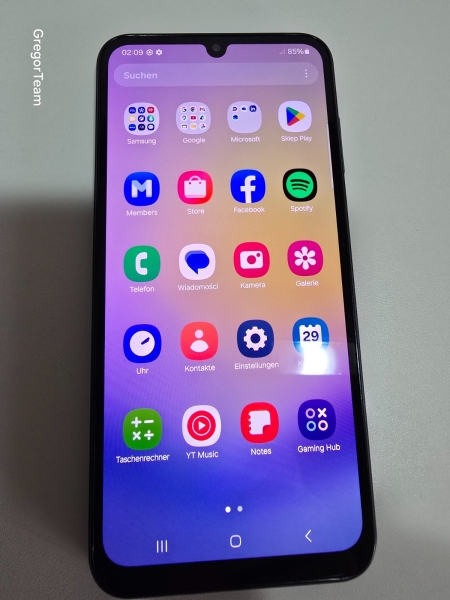 Samsung Galaxy A25 5G Dual-SIM 128GB Blue Black Android Smartphone sehr gut