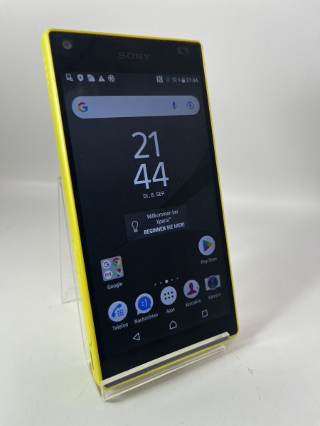SMARTPHONE Sony Xperia Z5 Compact E5823 gelb TOP Zustand Simlockfrei