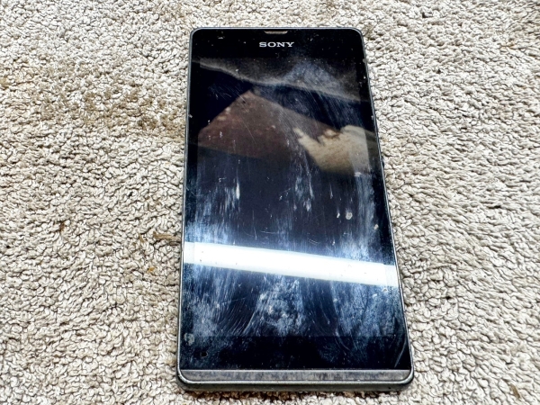 VINTAGE SONY XPERIA SCHWARZ ANDROID HANDY SMARTPHONE MOBILTEIL