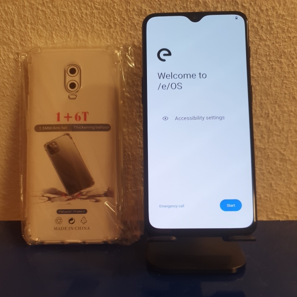 e-OS Smartphone – OnePlus 6t A6013 (8/128) Mirror Black degoogled/googlefrei