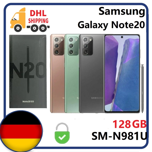 Neu Samsung Galaxy Note 20 5G SM-N981U 8GB+128GB Ohne Vertrag Smartphone Handys