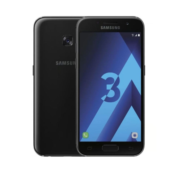 Samsung Galaxy A3 2017 schwarz 16GB Android Smartphone – siehe Beschreibung
