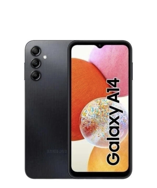 Samsung Galaxy A14 4G 128GB / 4GB Ram entsperrt Android Smartphone schwarz Handy