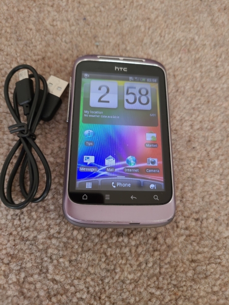 HTC Wildfire S schwarz (entsperrt) Smartphone Handy