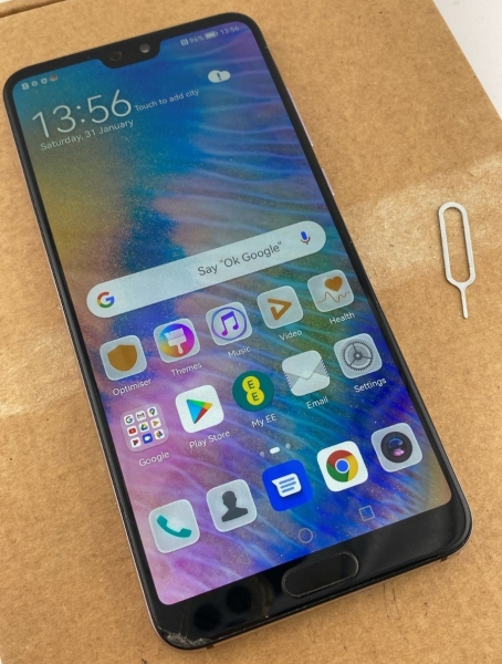 Huawei P20 Pro 128GB ((EE NETWORK)) SIM frei Android Handy Smartphone gesprungen