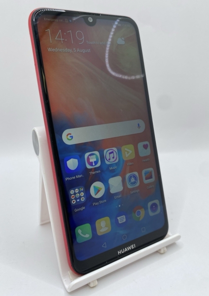 Huawei Y7 2019 rot entsperrt 32GB 6,26″ 13MP 3GB RAM Dual SIM Android Smartphone