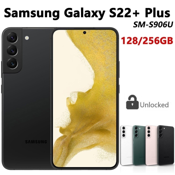 Neu Samsung Galaxy S22+ Plus S906U 128/256GB Ohne Vertrag Smartphone Handys 6.6″
