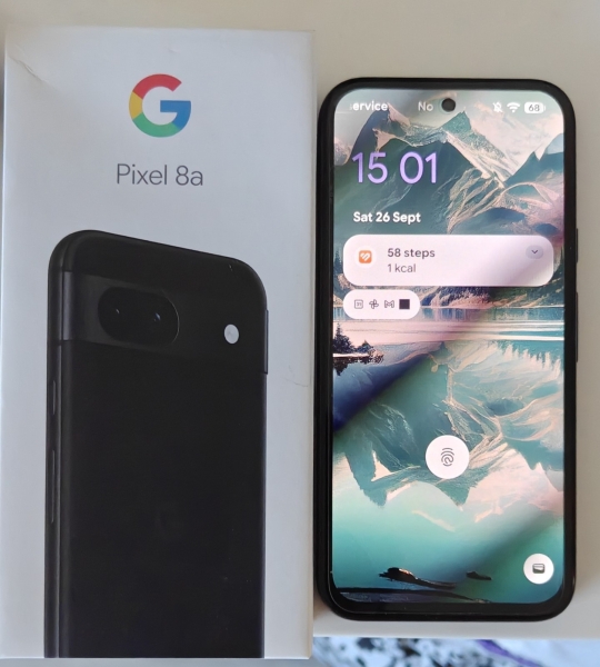 Google Pixel 8a – 128GB – entsperrtes Android Smartphone – schwarz – Android 17