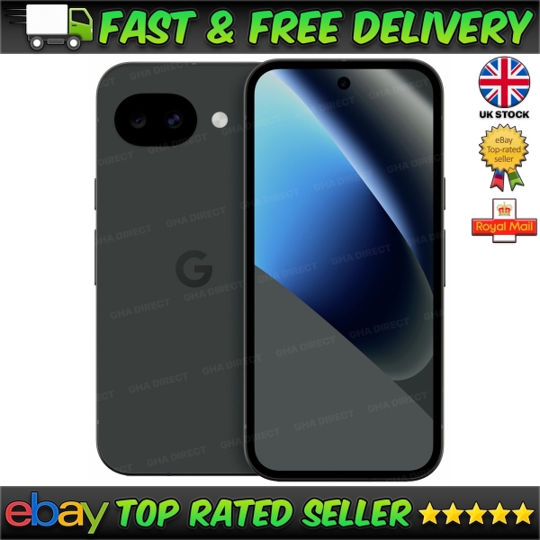 Google Pixel 10a 5G 128GB Obsidian Black SIM-frei entsperrt AI Smartphone VERSIEGELT