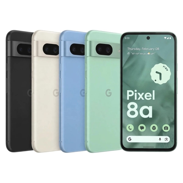 Google Pixel 8a 5G 128GB – entsperrtes Android Smartphone – schwarz – makellos A +++