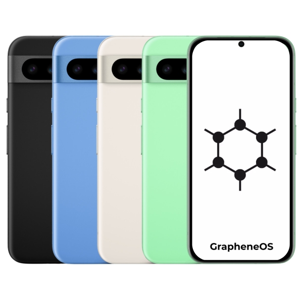 Google Pixel 8a 5G GrapheneOS 128GB entsperrt Secure Privacy Smartphone – A+