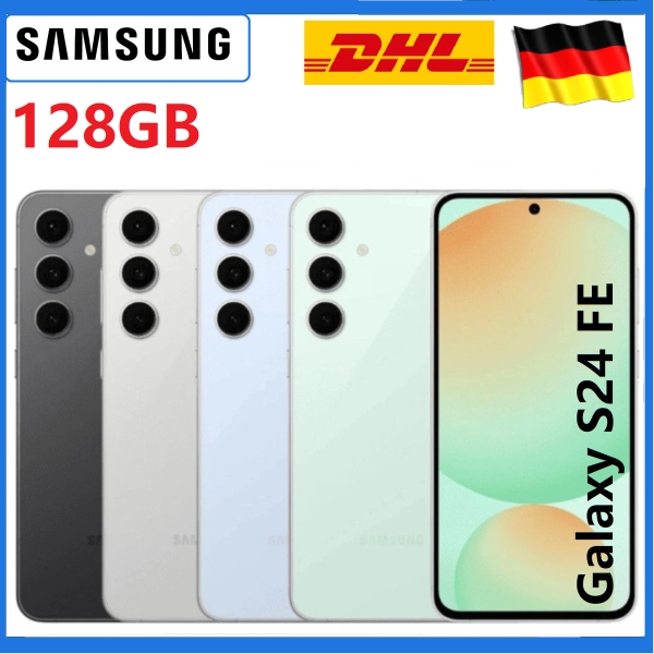 Neu Samsung Galaxy S24 FE (5G) SM-S721U 128GB+8GB Ohne Vertrag Smartphone Handys