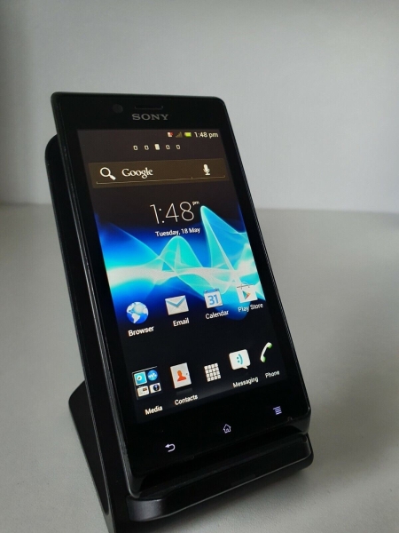 Sony Xperia J – 4GB – schwarz EE gesperrt Smartphone