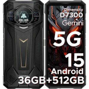 Doogee S200 Plus 5G Rugged Smartphone 32GB+512GB Android 15 100MP NFC 120Hz