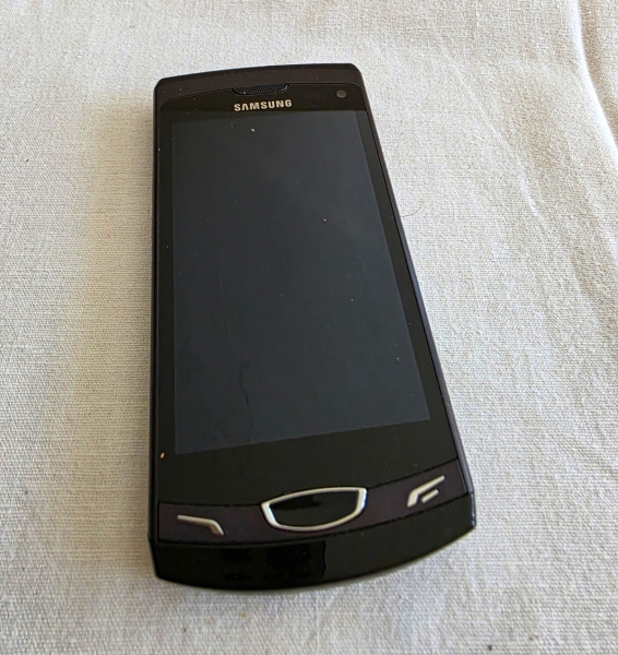 Samsung Wave 1 GB Schwarz Bar Handy/Smartphone Mobiltelefon Slate Style