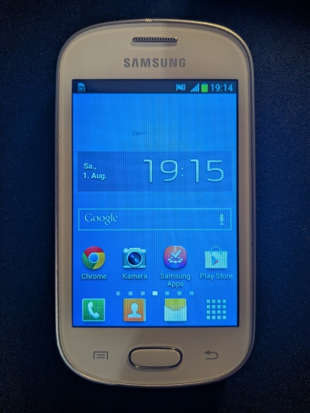 Samsung  Galaxy Fame Lite GT-S6790N – 4GB – Weiß (Ohne Simlock) Smartphone