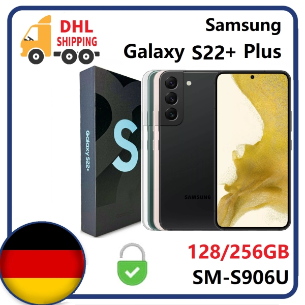 Neu Samsung Galaxy S22+ Plus 5G SM-S906U 128/256GB Ohne Vertrag Handy Smartphone