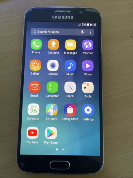 Samsung Galaxy S6 Smartphone ENTSPERRT SM-G920F 32GB blau