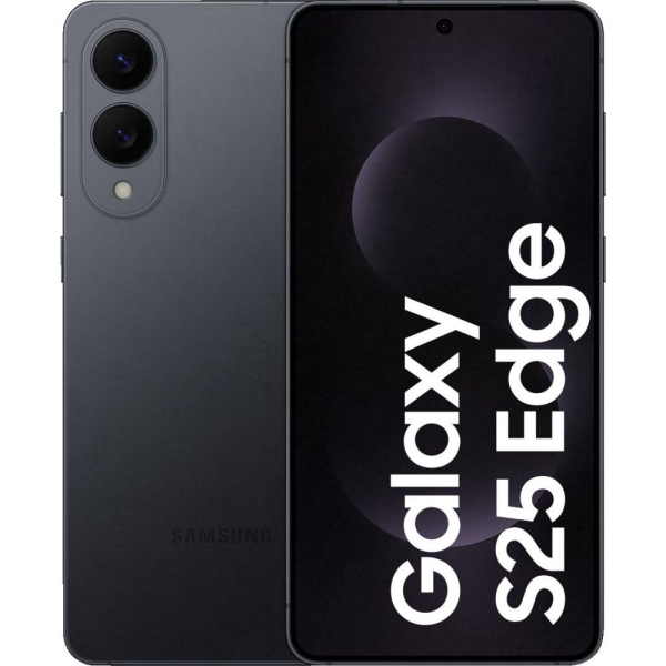 Samsung Galaxy S25 Edge 256 GB Titanium Jetblack Dual SIM Smartphone Handy