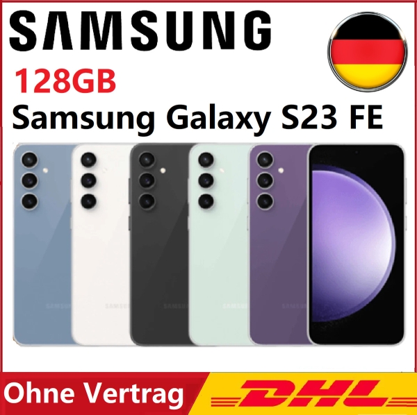 Neu Samsung Galaxy S23 FE (5G) SM-S711U 8GB+128GB Ohne Vertrag Handys Smartphone