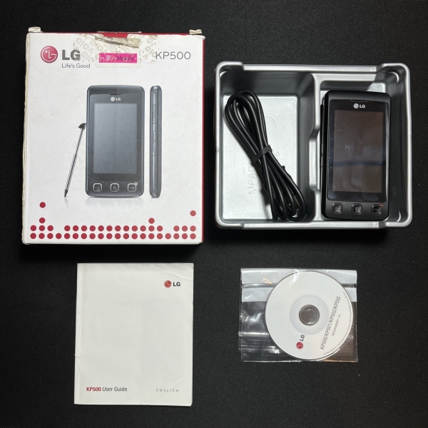 LG KP500 Smartphone schwarz