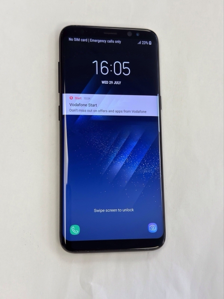 Samsung Galaxy S8 SM-G950F – 64GB – Midnight Black (Entsperrt) GUTER ZUSTAND