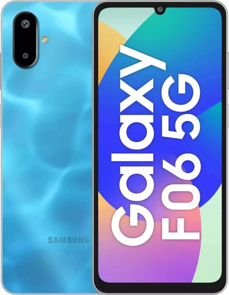 Samsung Galaxy F06 5G blau (RAM 4GB, 128GB) entsperrt Global Smartphone