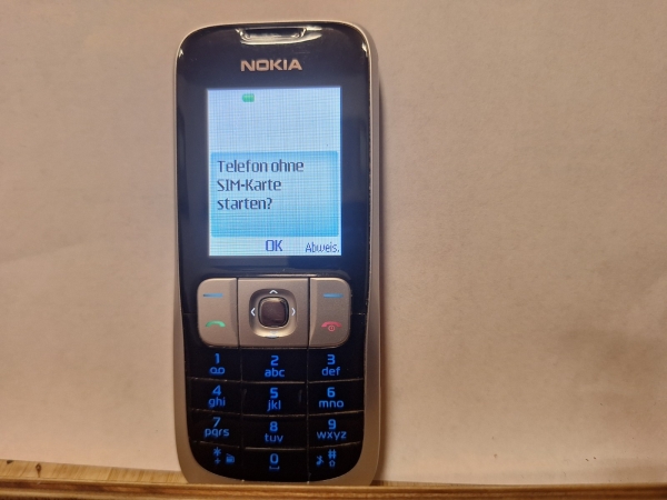 Handy Nokia 2630 schwarz (Ohne Simlock) Smartphone einzelsim