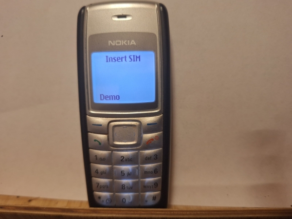 Handy Nokia 1112 schwarz (Ohne Simlock) Smartphone einzelsim