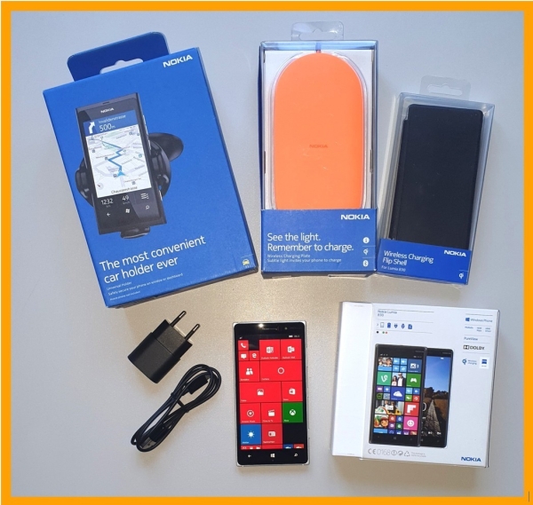 Nokia  Lumia 830 – 16GB – Orange (Ohne Simlock) Smartphone RM-984