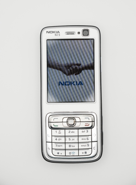 Nokia N73 silber Handy in sehr gutem Zustand funktioniert