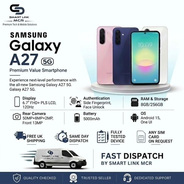 Samsung Galaxy A27 5G 256GB/8GB entsperrt Android Smartphone 2026 AKTUELLSTE Modelle