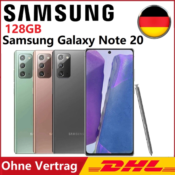 Neu Samsung Galaxy Note 20 5G SM-N981U 128GB+8GB Ohne Vertrag Handys Smartphone