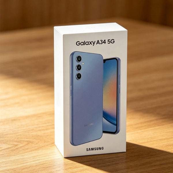 Neu Versiegelt Samsung Galaxy A34 5G 128GB A346B/DS Ohne Vertrag Smartphone