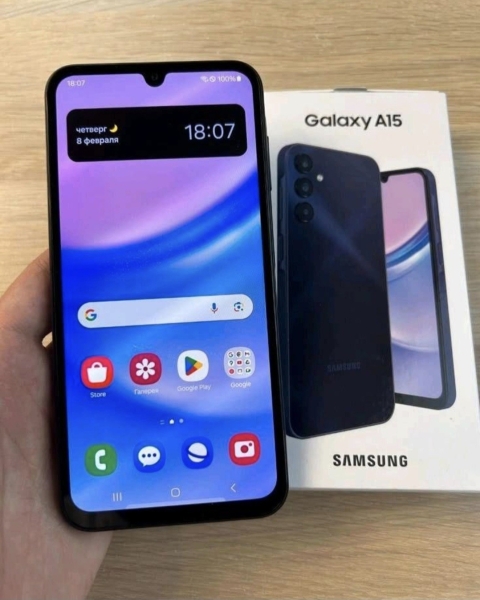 Samsung Galaxy A15 128GB Smartphone Schwarz Slate Style (Ohne OVP)