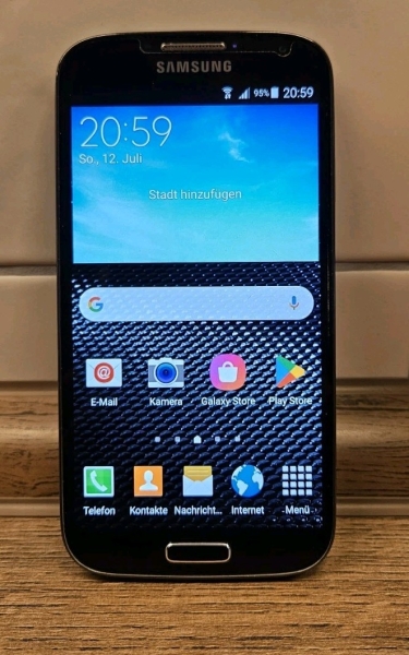 Samsung  Galaxy S4 GT-I9500 – 16GB – Black Mist (Ohne Simlock) Smartphone