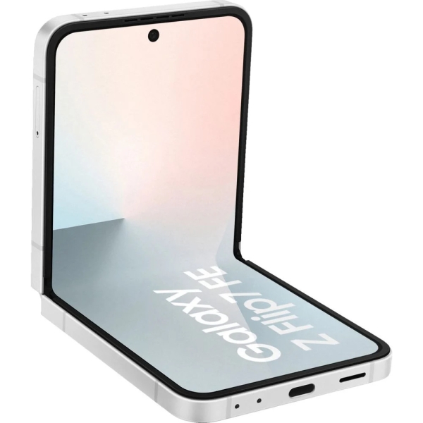 Samsung Galaxy Z Flip7 FE 256 GB White Dual SIM Smartphone Handy Mobiltelefon