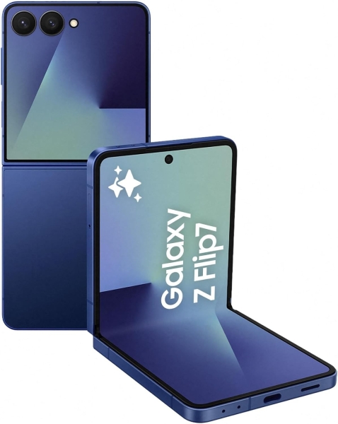 Samsung Galaxy Z Flip 7 6,9“ 5G faltbares Smartphone 512GB 12GB entsperrt – blau