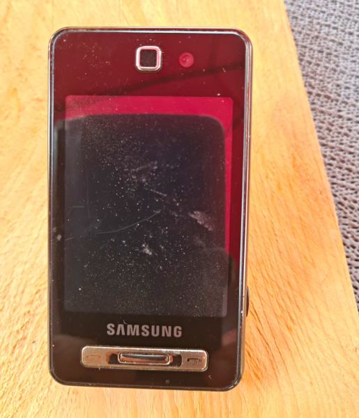 Samsung Handy/Smartphone rhs480 128 GB Schwarz/Silber mit Kamera Gebraucht