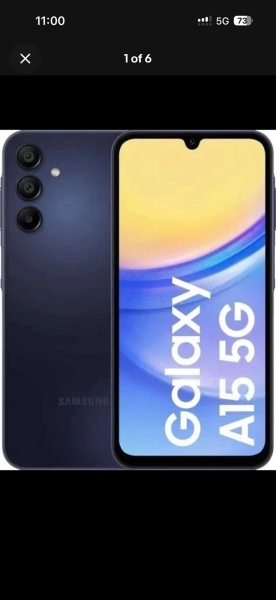 Samsung Galaxy A15 128GB 5G Android Handy Smartphone Blau Schwarz 2024 Entsperrt