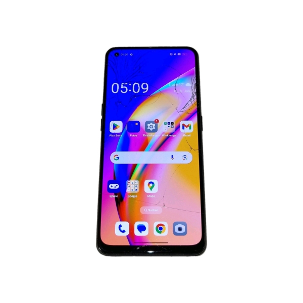 Smartphone Oppo A94 5G Dual-SIM 128GB Touchglas beschädigt funktionsfähig #7989
