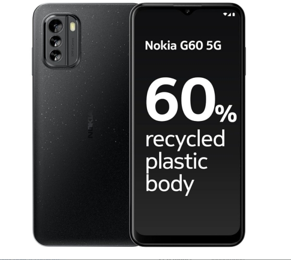Nokia G60 5G | 4GB RAM | 64GB | 50MP Triple Kamera entsperrt Smartphone schwarz