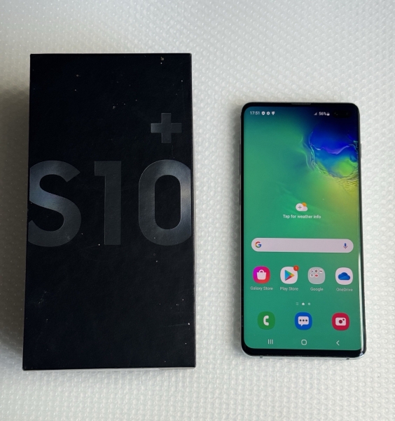 SAMSUNG GALAXY S10+ PLUS GRÜN 128GB ENTSPERRT TOP ZUSTAND SMARTPHONE